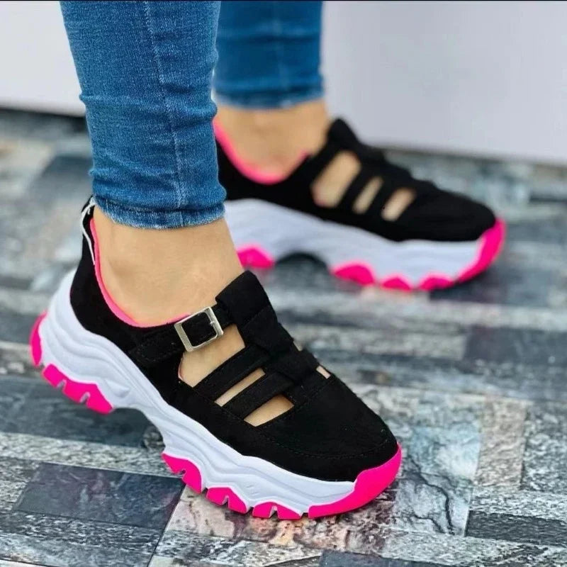 sapatos esportivos ao ar livre casual caminhada sapatos vulcanizados femininos