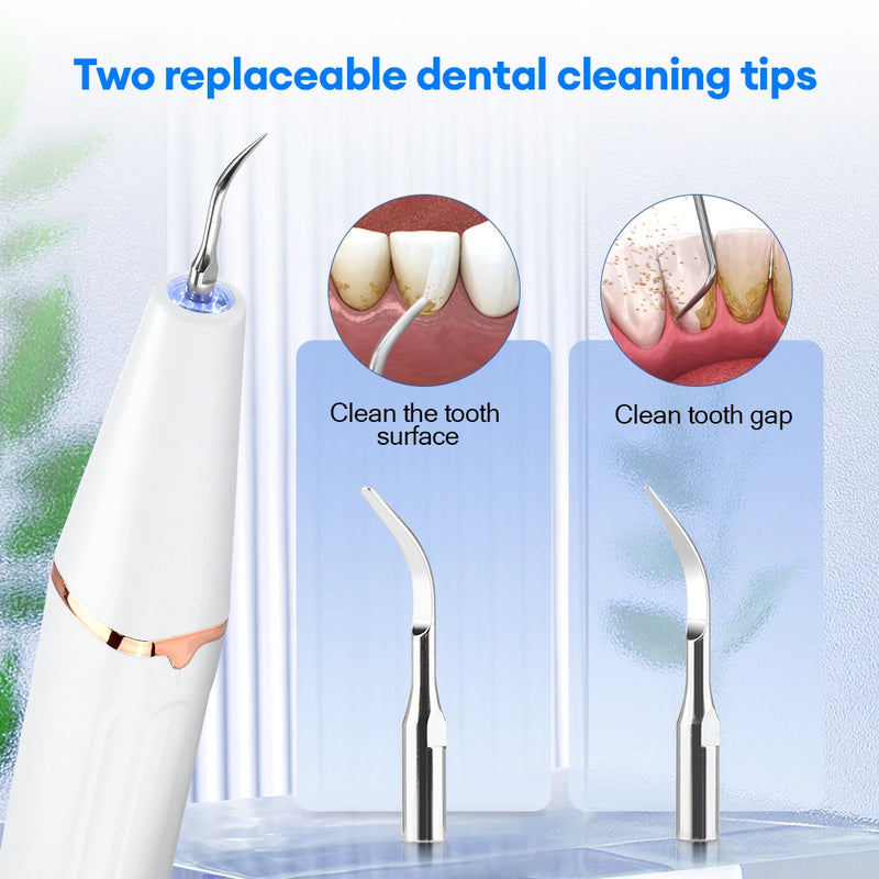 Raspador dental ultrassônico, cuidados bucais, remoção de tártaro, removedor de cálculo, limpador de manchas de dente